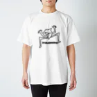 石川のイルカッポイノTシャツ(白) スタンダードTシャツ