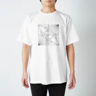 NakawarioriのOrigami 折り鶴 スタンダードTシャツ