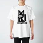 1110graphicsのMANEKINEKO / 招き猫 スタンダードTシャツ