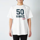 Design For EverydayのナンバリングHAWAII　50 Regular Fit T-Shirt