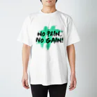 PLAYBOYのNO PAIN,NO GAIN スタンダードTシャツ