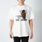 CREAMY YODAのI SCREAM  FOR ICE CREAM 202 Regular Fit T-Shirt