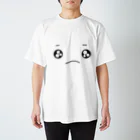 かぼちゃのぴえん顔 Regular Fit T-Shirt