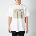 旅する#ひつじですの#ひつじです パニック Regular Fit T-Shirt