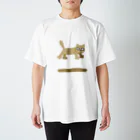 KAGO @旅するイラストレーターのびっくりしたネコ 티셔츠