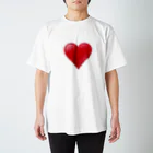 キラキラぴぴぴのモザイクハート Regular Fit T-Shirt