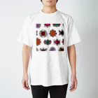 見るな(millna)のジュンカジュエル　ホワイト Regular Fit T-Shirt