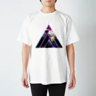 SANKAKU DESIGN STOREのFUNKY TRIANGLE LOGO。 A/宇宙 スタンダードTシャツ