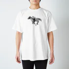 馬の絵の画家　斉藤いつみの馬の素描Tシャツ6 Regular Fit T-Shirt
