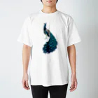 circle and dropsのクジャク Regular Fit T-Shirt