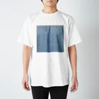 ちりの異素材感ですがプリント Regular Fit T-Shirt