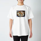 (   ᵔ(ᴥ)ᵔ   )の煮る Regular Fit T-Shirt