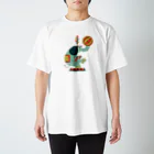 サタケシュンスケ｜イラストレーターのサーカス（ゾウ） Regular Fit T-Shirt