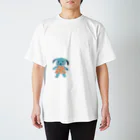 火曜のねこのうさぎ　たれみみ スタンダードTシャツ