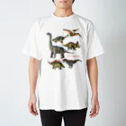 タワラ　コウイチのドット絵-恐竜大集合 スタンダードTシャツ