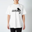 野球Tシャツ倶楽部（文字デザイン）のキャッチャー（背番号2） Regular Fit T-Shirt