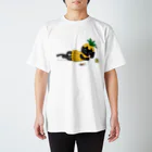 wokasinaiwoのパイナップルジジ Regular Fit T-Shirt