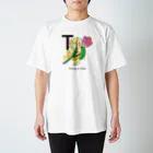 甲斐えるのブタ！ぶた！豚！のTurtle & tulip スタンダードTシャツ