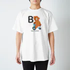 甲斐えるのブタ！ぶた！豚！のBear & bicycle スタンダードTシャツ