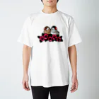 楽多志乃のスミレと文鳥（シナモン&ごま塩） Regular Fit T-Shirt