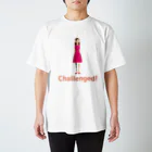 MiyataMiho/デザイナーイラストレーターのChallenged!　チャレンジド《義足》 Regular Fit T-Shirt