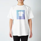 Tシャツ柄のTシャツ屋さんのTシャツ柄のTシャツ【グラデーションの背景】【Tsyatu-Tshirt】 티셔츠