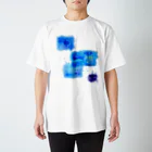 Hi*roomのウリクラゲとマンボウとチンアナゴの四角い海 Regular Fit T-Shirt