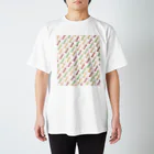 にしむー食堂の雑貨屋さんの春のフルサンまみれ スタンダードTシャツ