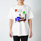 one-a-clothingの列島くんのひと休み Regular Fit T-Shirt