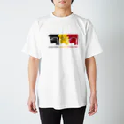 𝔹子のベルギー　発音記号　国旗色 スタンダードTシャツ