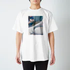 wide_shoulders_JPの泉と赤ちゃん Regular Fit T-Shirt