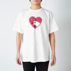 こめち(ゆう)のハートからひょっこり文鳥 Regular Fit T-Shirt