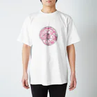 みzooのピンクのボールパイソン Regular Fit T-Shirt