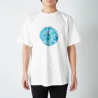 みzooのブルーなボールパイソン Regular Fit T-Shirt