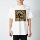 ハンバーガーショップ                           バーガーカフェホノホノのhonohonoくん 背景ブラウン Regular Fit T-Shirt