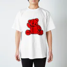 bossのテディベアのレッドくん スタンダードTシャツ