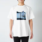 旅先pics📸の松島の凛々しいウミネコ Regular Fit T-Shirt