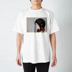 松や SUZURI店の美人画「花の一片」 Regular Fit T-Shirt