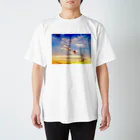 まつりのある日の朝焼け Regular Fit T-Shirt