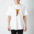 ぺちかのきょとん顔のクマ Regular Fit T-Shirt