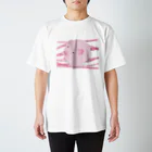 AURA_HYSTERICAのPinky_Pig スタンダードTシャツ