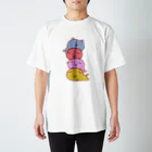 おで工房のスコティッシュのフォーちゃん【重なり】 Regular Fit T-Shirt