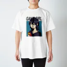 牛脂の店舗のGAME GIRL Regular Fit T-Shirt