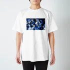 兎派のpaint_01_landscape(blue) スタンダードTシャツ