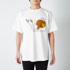 キャラファク・世界一売れていないざつゆるキャラデザイナーの縁起のいい　へびこばんちゃん 티셔츠