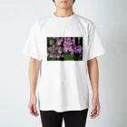 tazzberry.japanの雨の紫陽花 Regular Fit T-Shirt