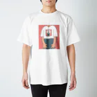 △shibu屋のTシャツとおそろい(red) スタンダードTシャツ