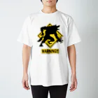 七海ルシアのドラゴンショップの狼男にご用心！標識風アート英語版 Regular Fit T-Shirt