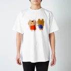 色-いろ-のよろこびねこくま Regular Fit T-Shirt