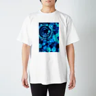 ぽん屋のサイバーワールド/電子柄 Regular Fit T-Shirt